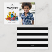 Sesamstraße Pals Valentinstag Mitteilungskarte (Vorne/Hinten)