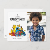 Sesamstraße Pals Valentinstag Postkarte (Vorne/Hinten)