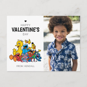 Sesamstraße Pals Valentinstag Postkarte