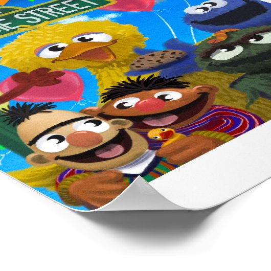 Sesamstraße | PARTY Poster (Ecke)