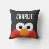 Sesamstraße | Personalisiert Elmo Big Face Kissen (Rückseite)