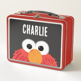 Sesamstraße Personalisiert Elmo Big Face Metall Brotdose