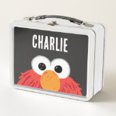 Sesamstraße | Personalisiert Elmo Big Face Metall Brotdose (Vorderseite)