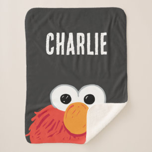 Sesamstraße Personalisiert Elmo Big Face Sherpadecke