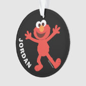 Sesamstraße | Personalisiert Elmo Ornament (Vorderseite)