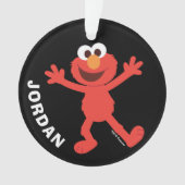 Sesamstraße | Personalisiert Elmo Ornament (Vorderseite)