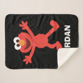 Sesamstraße | Personalisiert Elmo Sherpadecke (Vorderseite (Horizontal))