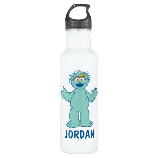 Sesamstraße | Personalisiert Rosita Edelstahlflasche (Vorderseite)
