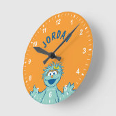 Sesamstraße | Personalisiert Rosita Runde Wanduhr (Winkel)