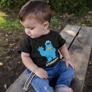 Sesamstraße   Personalisiertes Keksmonster Baby T-shirt