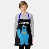 Sesamstraße | Personalisiertes Keksmonster Schürze (Getragen)