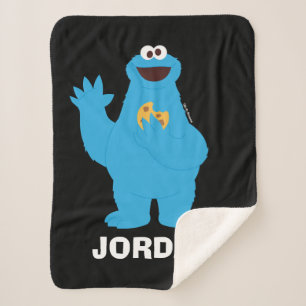 Sesamstraße Personalisiertes Keksmonster Sherpadecke