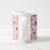 Sesamstraße Pink Floral Muster Jumbo-Tasse (Rückseite)