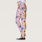 Sesamstraße Pink Floral Muster Leggings (Links)