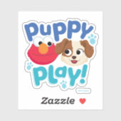 Sesamstraße | Puppy Play Elmo & Tango Aufkleber (Blatt)