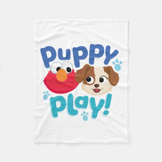 Sesamstraße | Puppy Play Elmo & Tango Fleecedecke (Vorderseite)