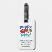 Sesamstraße | Puppy Play Elmo & Tango Gepäckanhänger (Rückseite vertikal)
