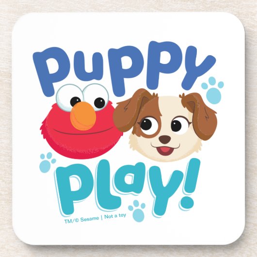 Sesamstraße | Puppy Play Elmo & Tango Getränkeuntersetzer (Vorderseite)