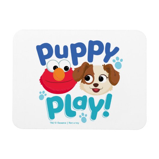 Sesamstraße | Puppy Play Elmo & Tango Magnet (Horizontal)