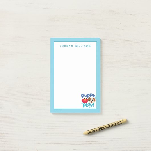 Sesamstraße | Puppy Play Elmo & Tango Post-it Klebezettel (Auf Schreibtisch)