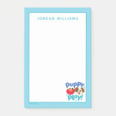 Sesamstraße | Puppy Play Elmo & Tango Post-it Klebezettel (Vorderseite)