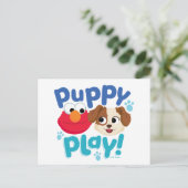 Sesamstraße | Puppy Play Elmo & Tango Postkarte (Stehend Vorderseite)