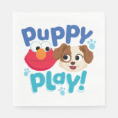 Sesamstraße | Puppy Play Elmo & Tango Serviette (Vorderseite)