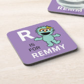 Sesamstraße | R für Rosita | Name hinzufügen Getränkeuntersetzer (Linke Seite)