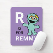 Sesamstraße | R für Rosita | Name hinzufügen Mousepad (Mit Mouse)