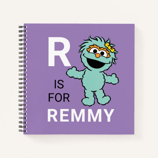 Sesamstraße | R für Rosita | Name hinzufügen Notizblock (Vorderseite)