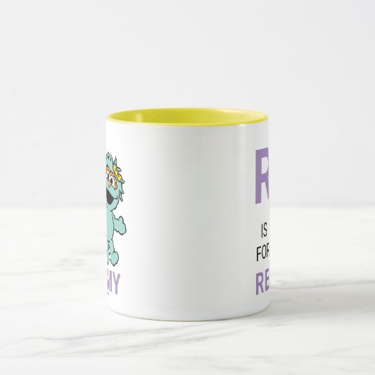 Sesamstraße | R für Rosita | Name hinzufügen Tasse (Zentrum)