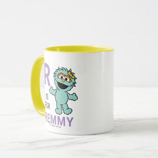 Sesamstraße | R für Rosita | Name hinzufügen Tasse (Vorderseite Links)