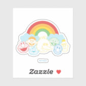 Sesamstraße | Rainbow Graphic Aufkleber (Blatt)