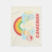 Sesamstraße | Rainbow Graphic | Name hinzufügen Fleecedecke (Vorderseite)