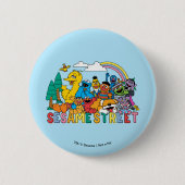 Sesamstraße | Regenbogenwelle Button (Vorderseite)