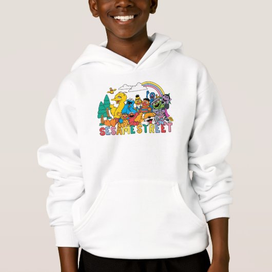 Sesamstraße | Regenbogenwelle Hoodie (Vorderseite)