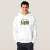 Sesamstraße | Regenbogenwelle Hoodie (Vorne ganz)