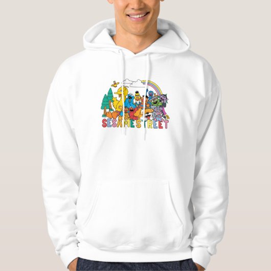 Sesamstraße | Regenbogenwelle Hoodie (Vorderseite)