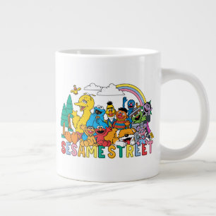 Sesamstraße Regenbogenwelle Jumbo-Tasse