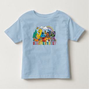 Sesamstraße Regenbogenwelle Kleinkind T-shirt