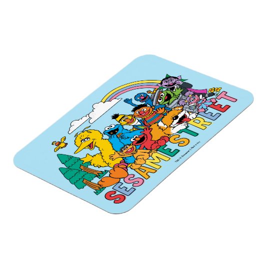 Sesamstraße | Regenbogenwelle Magnet (Linke Seite)