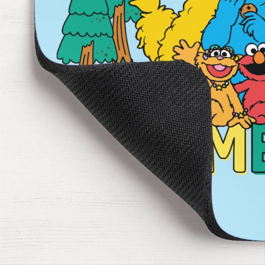 Sesamstraße | Regenbogenwelle Mousepad (Ecke)