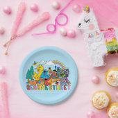 Sesamstraße | Regenbogenwelle Pappteller (Party)