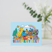 Sesamstraße | Regenbogenwelle Postkarte (Stehend Vorderseite)