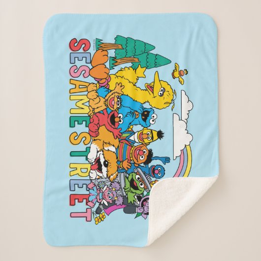 Sesamstraße | Regenbogenwelle Sherpadecke (Vorderseite)