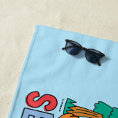 Sesamstraße | Regenbogenwelle Strandtuch (Beispiel)