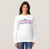 Sesamstraße Rosa Logo Sweatshirt (Vorne ganz)