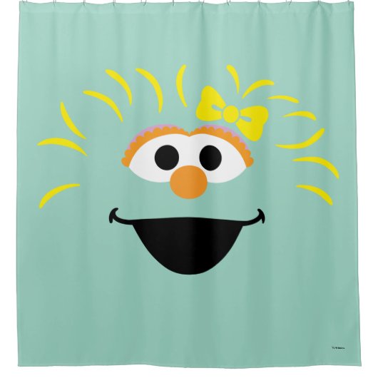 Sesamstraße | Rosita Face Art Duschvorhang (Vorderseite)