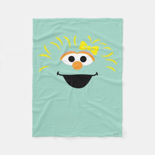Sesamstraße | Rosita Face Art Fleecedecke (Vorderseite)