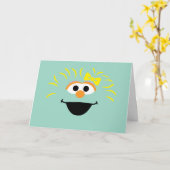 Sesamstraße | Rosita Face Art Karte (Gelbe Blume)